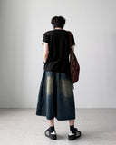 Lumos Pintuck Bermuda Denim