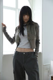 Cotton Rivet Ribbed Tee
