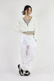 Pyder brushed string pants