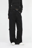 Baek bijo rivet cotton pants