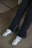 Kai zipper buckle denim