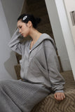 Spring Punching Hood Zip up