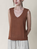 [Planning] Miel Linen V-Neck Sleeveless
