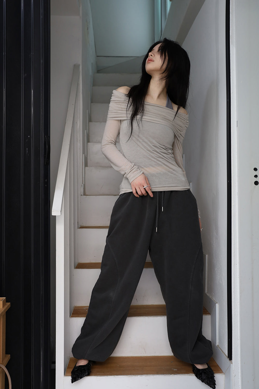 【COLOR iN ID】Pigment Banding Jogger Pants COLOR iN ID(カラーインアイディー) - ピグメントバンディング
