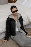 Spring Punching Hood Zip up