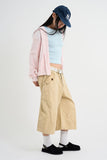Ocean Pintuck Bermuda Pants