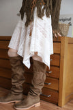 Hippie lace skirt