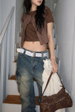 Peanut Crop Pintuck T-shirt