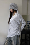 Collar neck button T-shirt