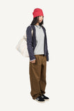 Slub Crop Hood Zip-Up
