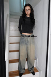Chey Balloon Wide Denim
