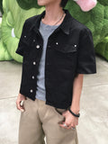Fix Slash Wrap Denim Jacket