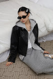 Spring Punching Hood Zip up