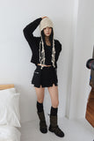 Hoodie shawl wrap cardigan