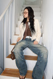 Peanut Crop Pintuck T-shirt