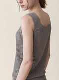 [Premium] Whole Garment Nar Linen Sleeveless Setup