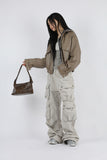 Mellow Crop Leather Jumper