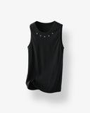 Ray Crop Eyelet Sleeveless