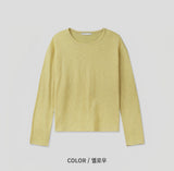 Log Crop Stripe Long Sleeve