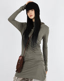 Marinda long draped top