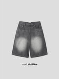 Surf Stripe Bermuda Denim Shorts