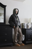 Harry pigment quilted jumper