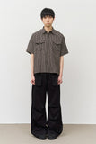 Beam Western Check Cropped Shirt