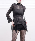 Vesper See-Through Scarf One Piece