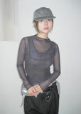 CUT-OUT SEETHROUGH TOP