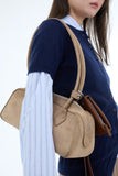 Times suede shoulder bag