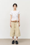 (W) Contra Slash Shirring Top
