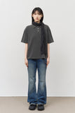 Deni Pigment Collar Top