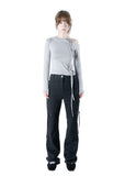 ZIP FLARE PANTS