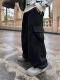 Fluffy Suede Cargo Pants