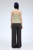 Lira Ribbed Wrap Tank Top