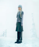 Pleated Jersey Skirt Pants