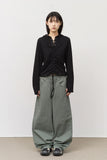 Cast Cotton Stitch Wide Pants