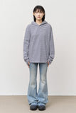 Yen Striped Hooded Top