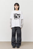Grunge Rock Layered Longsleeve