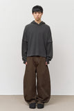 Gun Dart Curved Cotton Pants