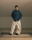 [AG] Paneled Herringbone Balloon Pants