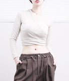 Majeur Wrap Hood T-Shirt