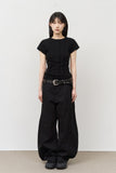 Vine Curved Cotton Pants