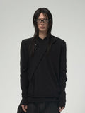 (M) AXIS LAYER BUTTON HOODIE