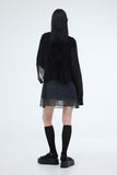 PRTN) Destroyed Bolero Cardigan