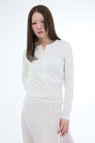 Cupping cashmere cardigan