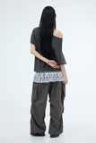 Slogan Cargo Trousers