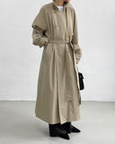 London Robe Overfit Long Trench Coat