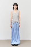 (W) Oslo Silk Long Skirt