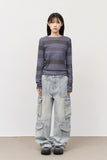 Space Cargo Denim Pants